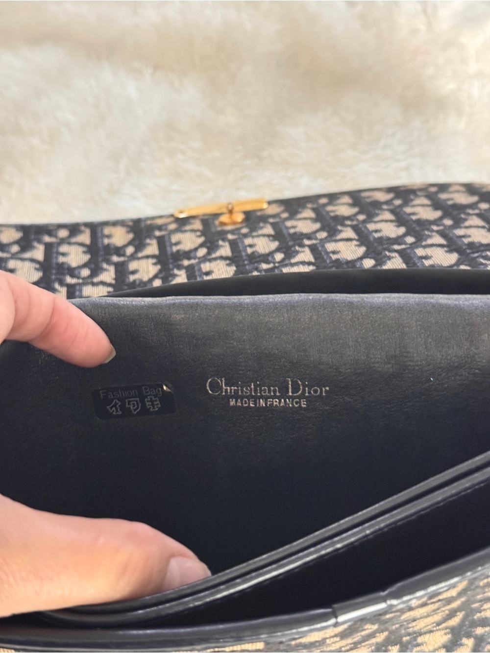 Authentic Christian Dior Trotter Chain Shoulder Bag - Picture 7 of 14